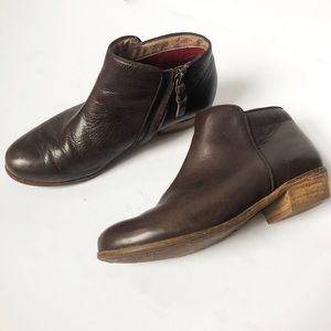 Leather Ankle Booties